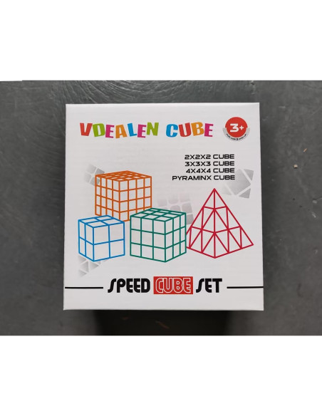 Conjunto de Cubos de Velocidad Vdealen 2x2 3x3 4x4 Pyraminx