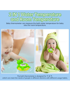 Termómetro Digital de Baño y Habitación B&H NBT-013 Verde 2
