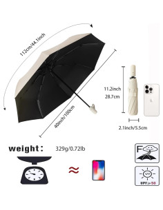 Paraguas Plegable Bifrost 111.76 cm Automático UV 99.9% 2