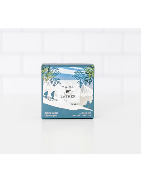 Jabón en Barra Maple & Lather Cedro Alpino 209g - Hecho en Francia Jabón en Barra Maple & Lather Cedro Alpino 209g - Hecho en Francia