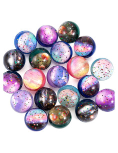 20 Pelotas Rebotadoras Espaciales Pllieay 32mm para Fiesta
