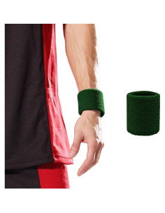 Muñequera Deportiva LINGXINXIN Verde Militar 8x8 cm 2