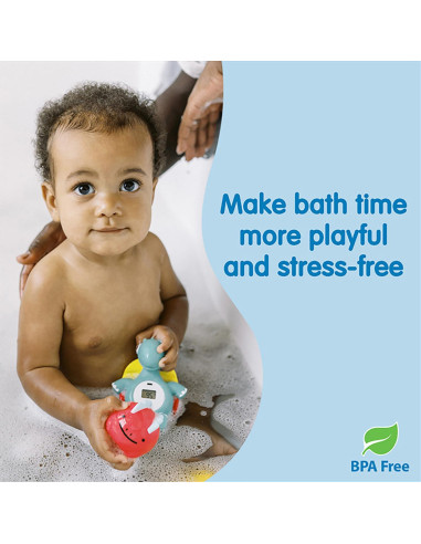 Termómetro de baño flotante Dr. Brown Temposaurus - Digital, BPA Free