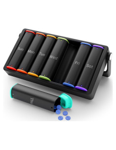 Organizador Semanal de Pastillas KOVIUU 7 Días 2 Veces al Día