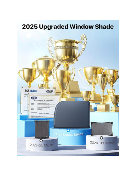 Sombrillas para Ventanas de Auto Nmoiss CD001-S 99% UV 2 Pzas Sombrillas para Ventanas de Auto Nmoiss CD001-S 99% UV 2 Pzas
