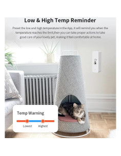 Sensor de Temperatura y Humedad WiFi Gaoducash TH01 - Monitor Inteligente 2