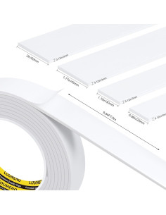Cinta de Espuma Autoadhesiva COUMENO 2.49cm x 3m Blanca 2