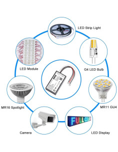 Controlador LED Regulable 60W 12V Inexaccessories - 2PCS 2