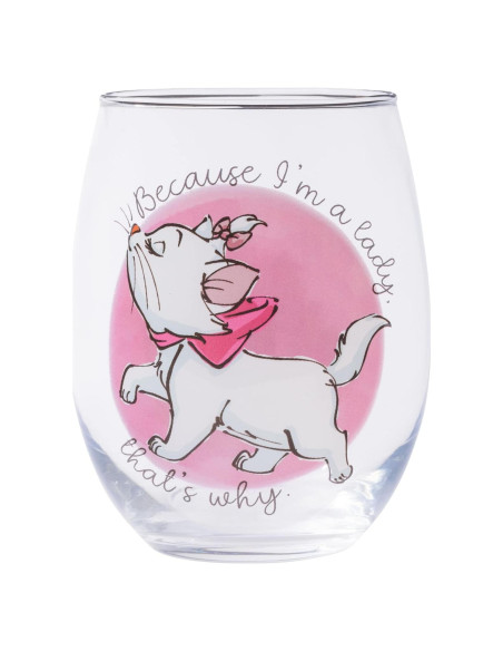 Vaso sin tallo Silver Buffalo Disney Aristocats Marie 590 ml