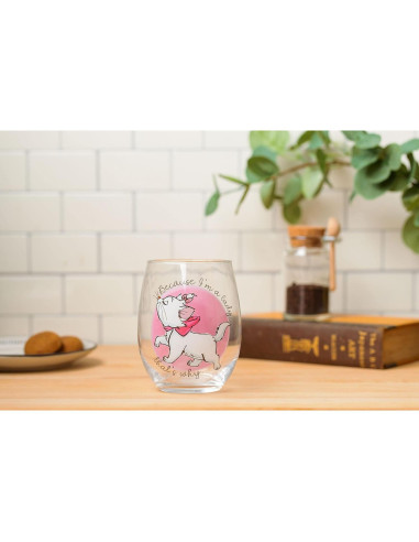 Vaso sin tallo Silver Buffalo Disney Aristocats Marie 590 ml