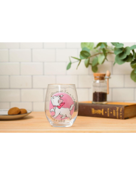 Vaso sin tallo Silver Buffalo Disney Aristocats Marie 590 ml