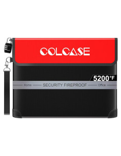 Bolsa Ignífuga COLCASE 5200F Impermeable con Cerradura 38x27cm