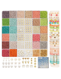 Kit de Pulseras de Amistad Mio Angle - 24 Cuentas de Vidrio 3mm