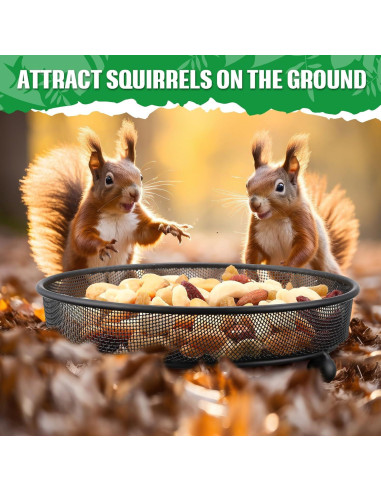 Comedero para Aves Nuogo 4 Pcs Redondo 17.78 cm Metal Antioxidante