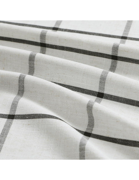 Cortinas de Lino Oscurecimiento Total Vision Home 40x84" 2 Piezas