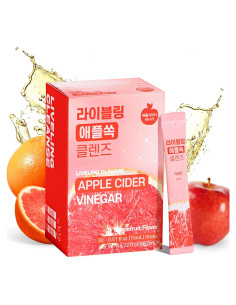 Palitos Líquidos de Vinagre de Sidra de Manzana F&L 450ml Sabor Pomelo