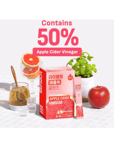 Palitos Líquidos de Vinagre de Sidra de Manzana F&L 450ml Sabor Pomelo 2