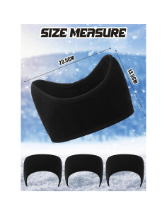 Diademas de Forro Polar BBTO 3 Pcs para Invierno 2
