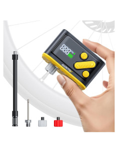 Bomba Eléctrica Mini AUXITO para Bicicleta 120 PSI con Manómetro