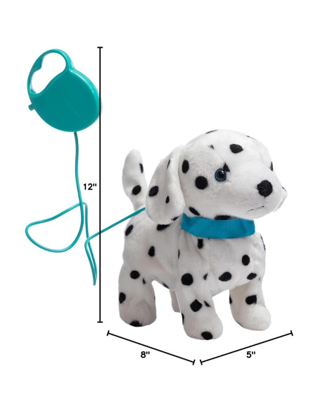 Juguete de Perro Animado HollyHOME Dálmata 28 cm Control Remoto Juguete de Perro Animado HollyHOME Dálmata 28 cm Control Remoto