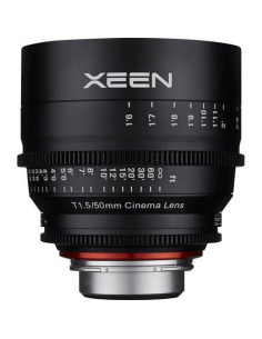 Lente de Cine XEEN 50mm T1.5 Rokinon + Micrófono Rode + 128GB 2