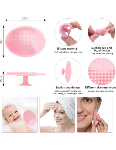 Kit de Cuidado Facial 4 Piezas Yokilly - Exfoliador Silicona