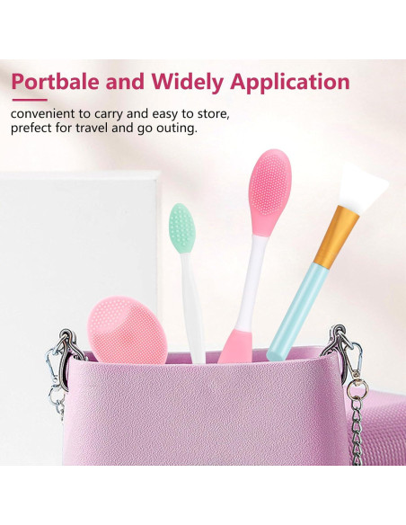 Kit de Cuidado Facial 4 Piezas Yokilly - Exfoliador Silicona