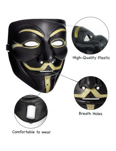 Máscara de Guy Fawkes Vendetta Diximus para Halloween 2