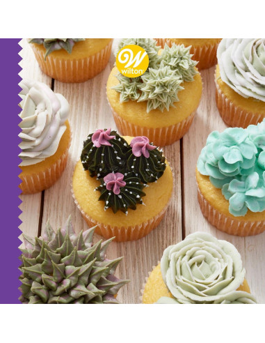 Molde para Muffins Wilton 12 Tazas Antiadherente Pack de 6