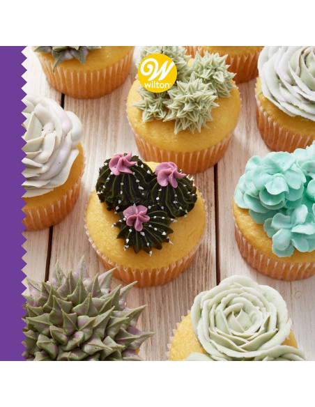 Molde para Muffins Wilton 12 Tazas Antiadherente Pack de 6