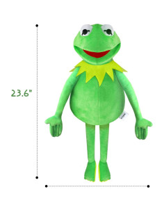 Títere de Rana Kermit NICERINC 60 cm Juguete de Peluche 2