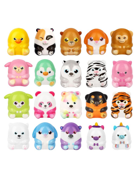 20PCS Juguetes Squishy Animales Atiloy Alivio Estrés