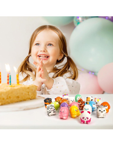 20PCS Juguetes Squishy Animales Atiloy Alivio Estrés