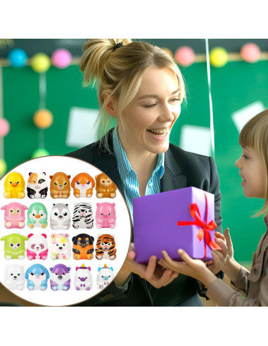 20PCS Juguetes Squishy Animales Atiloy Alivio Estrés