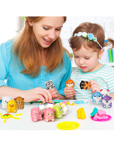 20PCS Juguetes Squishy Animales Atiloy Alivio Estrés