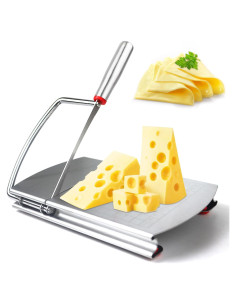 Cortador de Queso AIDOIT con Tabla y Cuchilla de Acero Inoxidable