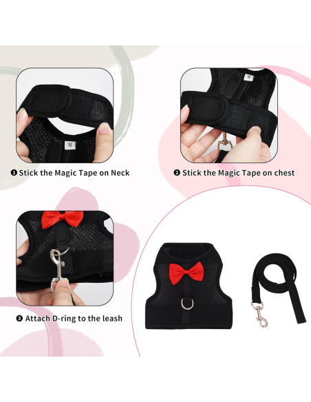 Conjunto Arnés y Correa AIITLE para Conejos y Mascotas Pequeñas