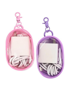 Bolsa de Almacenamiento Multifuncional Linsaner 2Pack Rosa + Púrpura