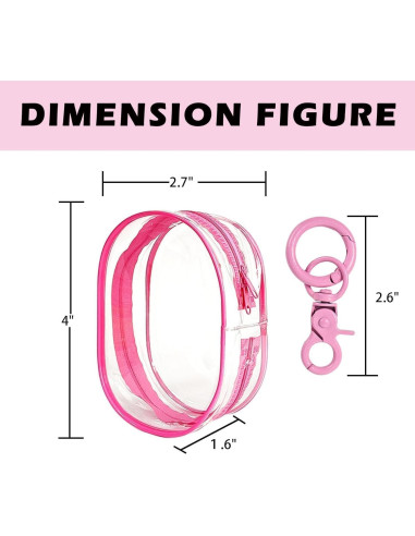 Bolsa de Almacenamiento Multifuncional Linsaner 2Pack Rosa + Púrpura