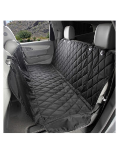 Funda de Asiento Trasero para Perros 4Knines Extra Grande Negra