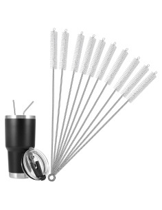 Cepillos de limpieza de tubos Rotema, 10 unidades, acero inoxidable