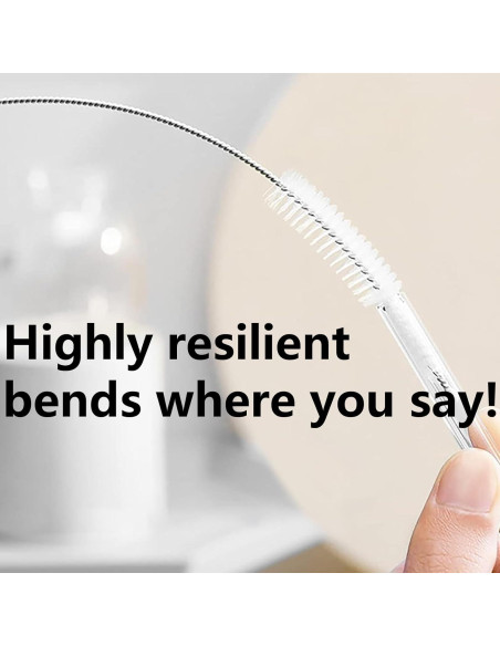 Cepillos de limpieza de tubos Rotema, 10 unidades, acero inoxidable