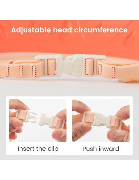 Gorro de Ducha para Niños FUNUPUP - Ajustable, Protección Ojos, 2 Piezas