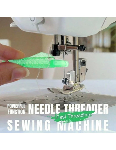 10 Enhebradores Automáticos de Agujas OTXKXBLP Verde