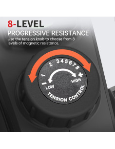 Máquina Elíptica de Escritorio Bifanuo TM013 8 Niveles Resistencia 2