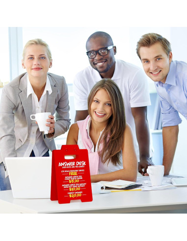 Letrero de Escritorio Divertido FACAJO Rojo 16x9 cm