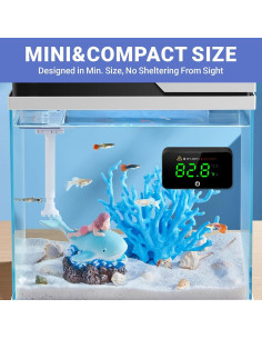 Termómetro Digital para Acuarios Moonorange MO-Thermometers-B, Pantalla LED 2