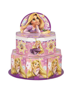 Decoración Centro de Mesa Disney Enredados Rapunzel para 8