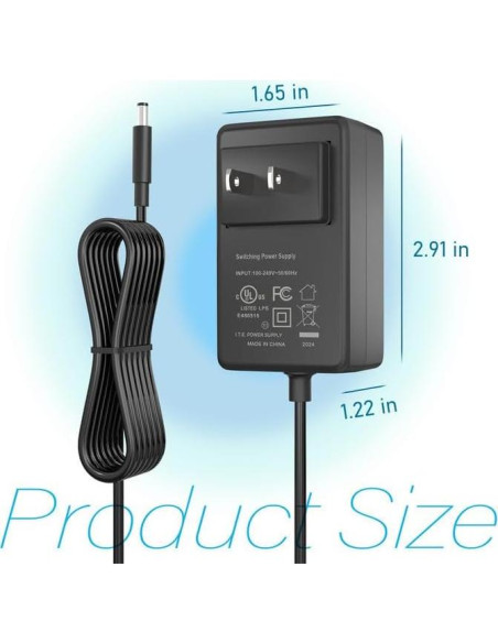 Adaptador AC DC CJP-Geek 1.22m Compatible Polaroid HDTV