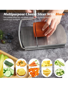 Cortador de Queso DGLOZE Acero Inoxidable 10.9 cm 2